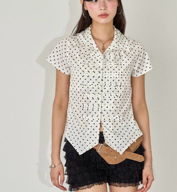  「【WEB限定】ナポレオンコンパクト半袖シャツ」|シャツ・ブラウス|ホワイトその他1