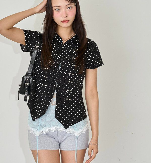  「【WEB限定】ナポレオンコンパクト半袖シャツ」|シャツ・ブラウス|