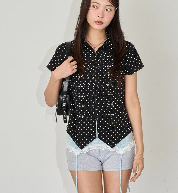  「【WEB限定】ナポレオンコンパクト半袖シャツ」|シャツ・ブラウス|