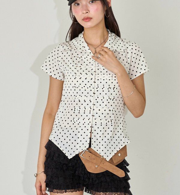  「【WEB限定】ナポレオンコンパクト半袖シャツ」|シャツ・ブラウス|