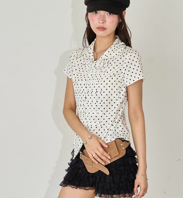  「【WEB限定】ナポレオンコンパクト半袖シャツ」|シャツ・ブラウス|