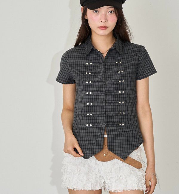  「【WEB限定】ナポレオンコンパクト半袖シャツ」|シャツ・ブラウス|