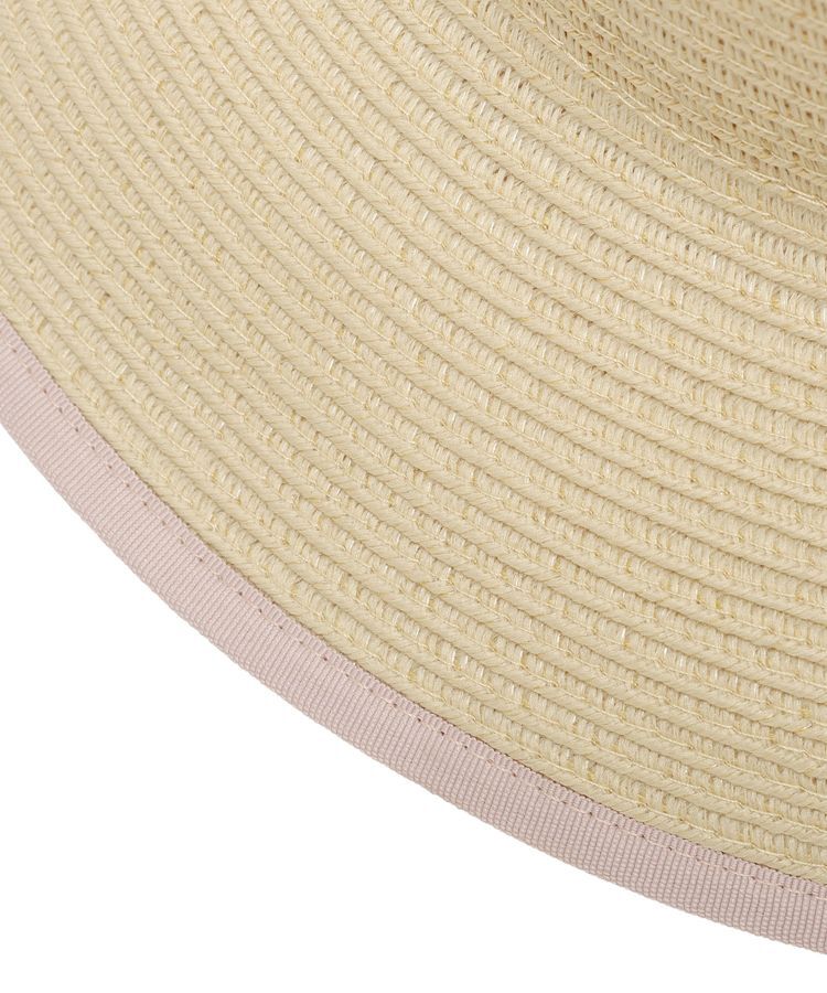 Maison de FLEUR「【手洗い可能】リボンスリットパイピングハット」|その他|