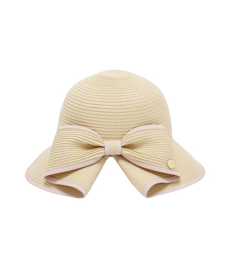Maison de FLEUR「【手洗い可能】リボンスリットパイピングハット」|その他|