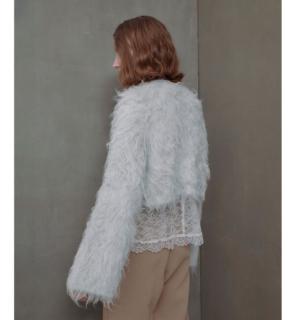 allureville「ミンクファーボトルネックプルオーバー」|ニット・セーター|