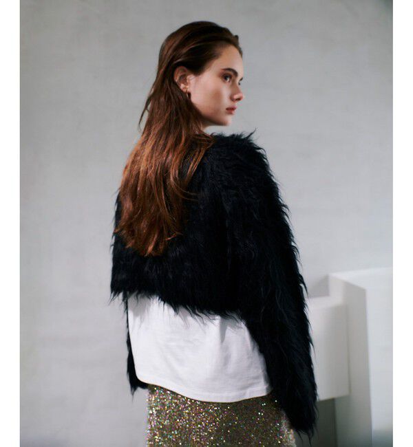 allureville「ミンクファーボトルネックプルオーバー」|ニット・セーター|