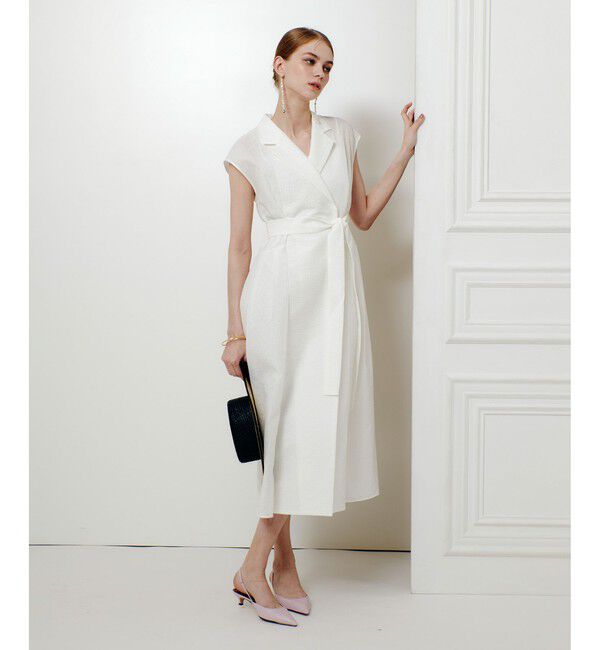 LOULOU WILLOUGHBY「◇【LOULOU WILLOUGHBY】シアージャガードテーラーワンピース」|ワンピース|