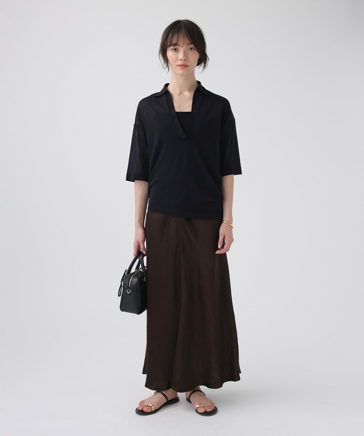 BABYLONE「ヴィンテージサテンスカート」|スカート|