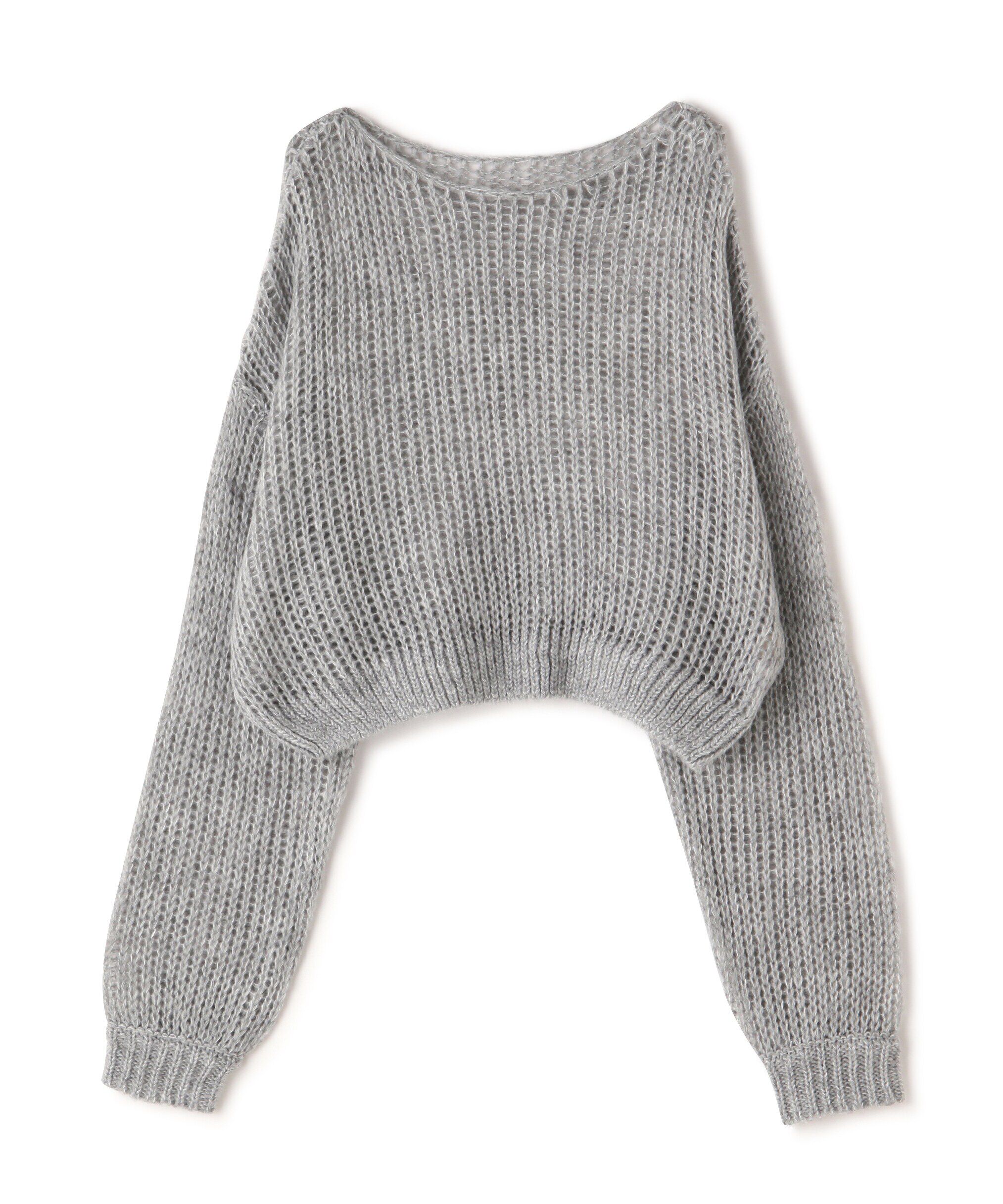  「シアーモヘヤライクニット」|ニット・セーター|