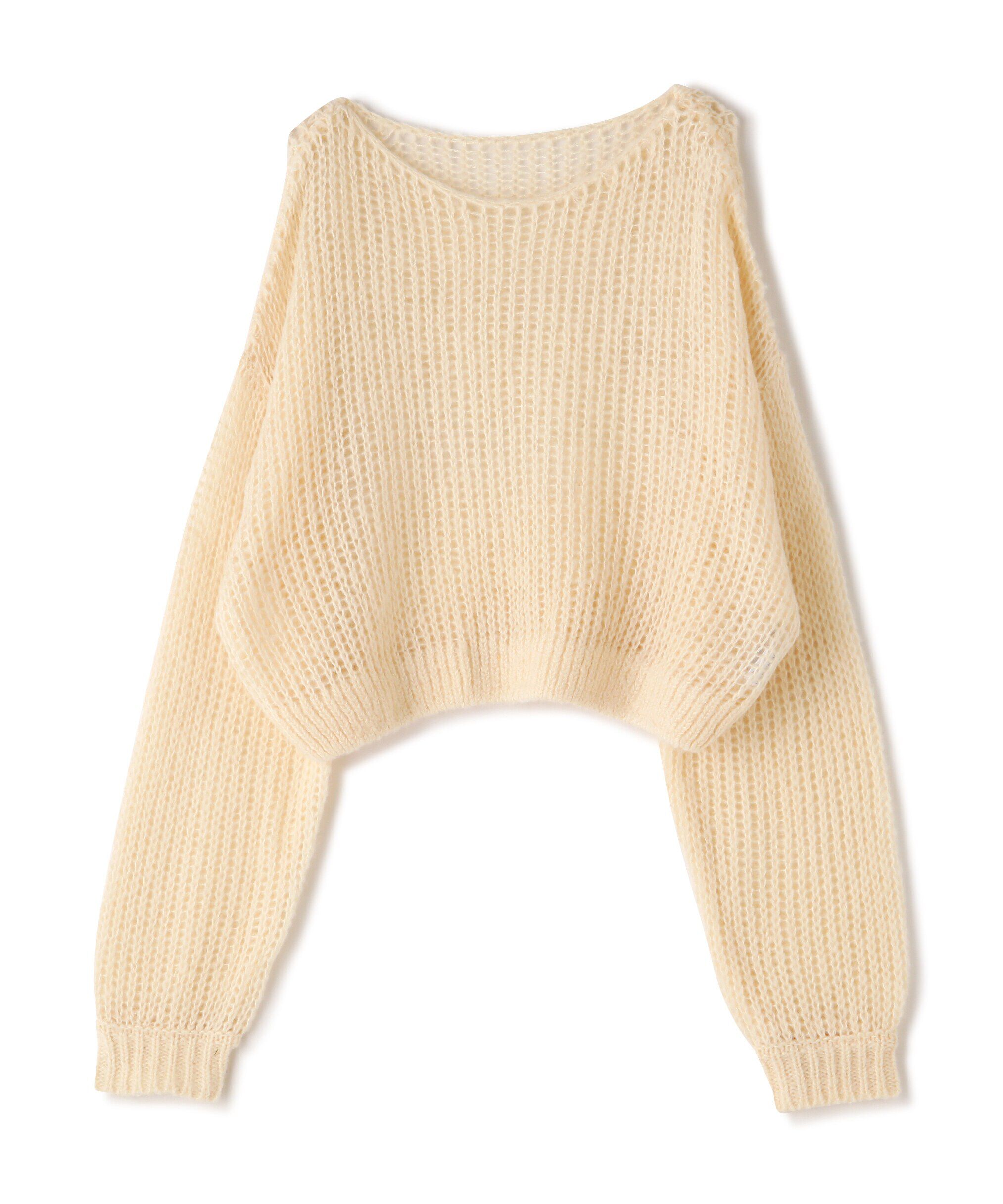  「シアーモヘヤライクニット」|ニット・セーター|