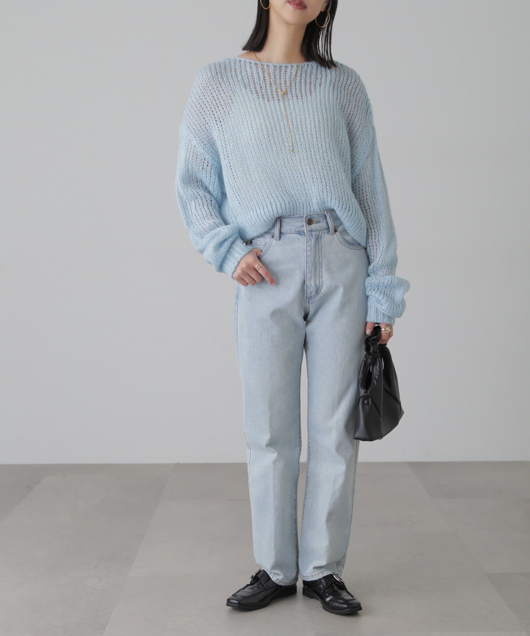  「シアーモヘヤライクニット」|ニット・セーター|