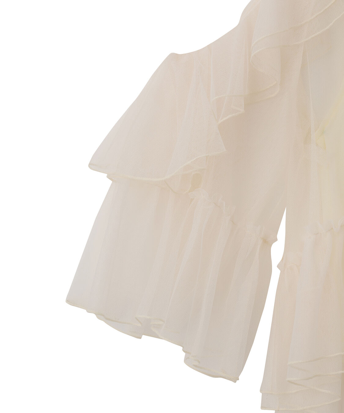 COCO DEAL「チュールギャザーブラウス」|シャツ・ブラウス|