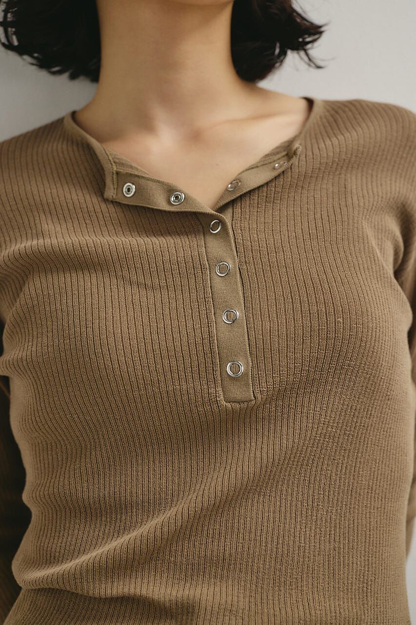 STYLEMIXER「ヘンリーネックシアーニット」|ニット・セーター|