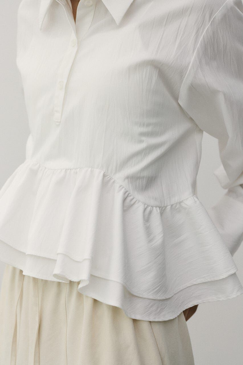 STYLEMIXER「ヘムフリルシャツ」|シャツ・ブラウス|