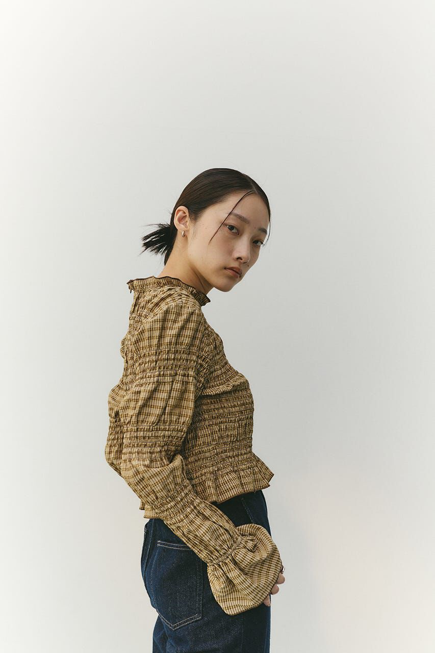 STYLEMIXER「サッカーシャーリングトップ」|シャツ・ブラウス|YEL