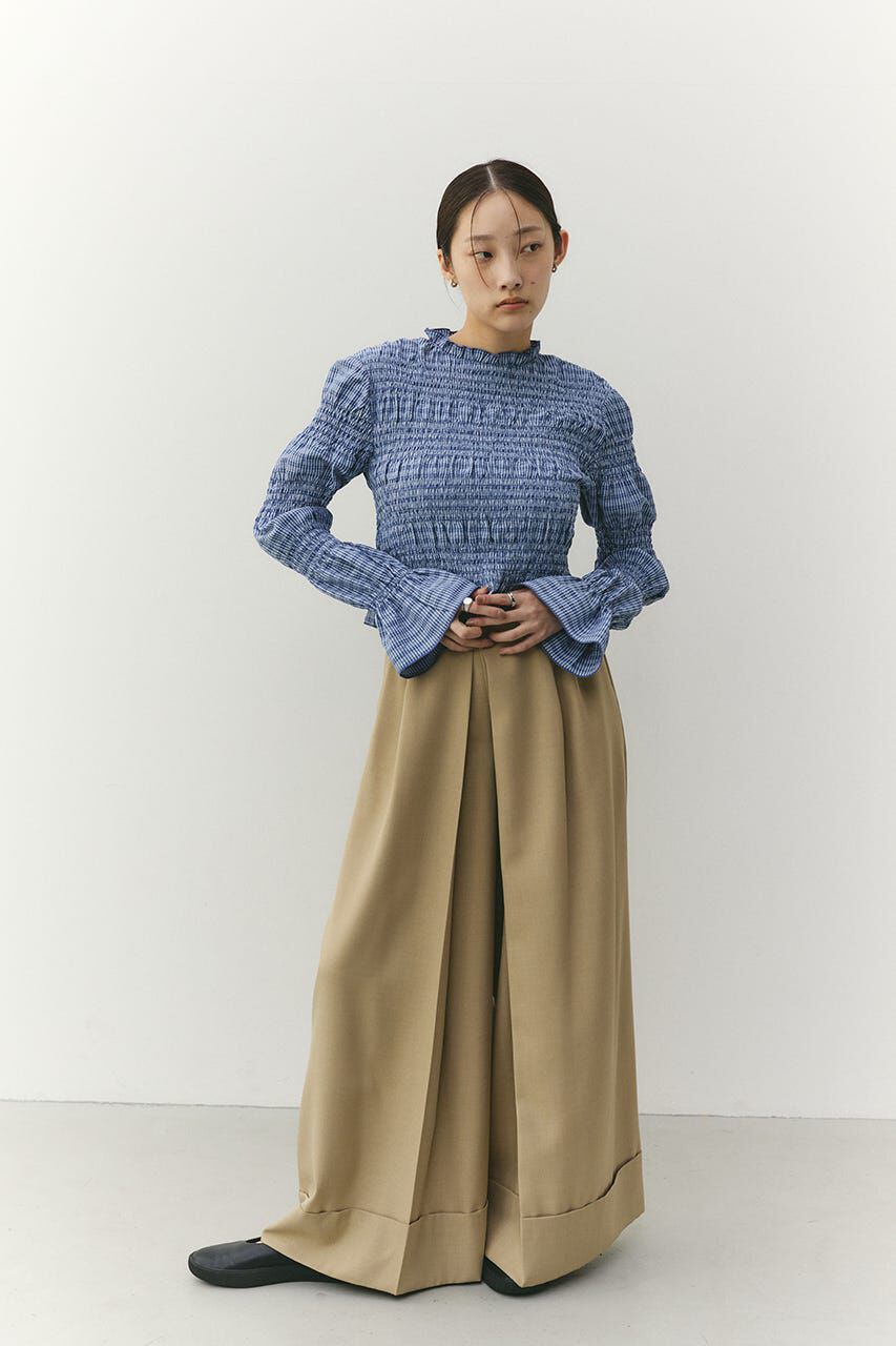 STYLEMIXER「サッカーシャーリングトップ」|シャツ・ブラウス|BLU