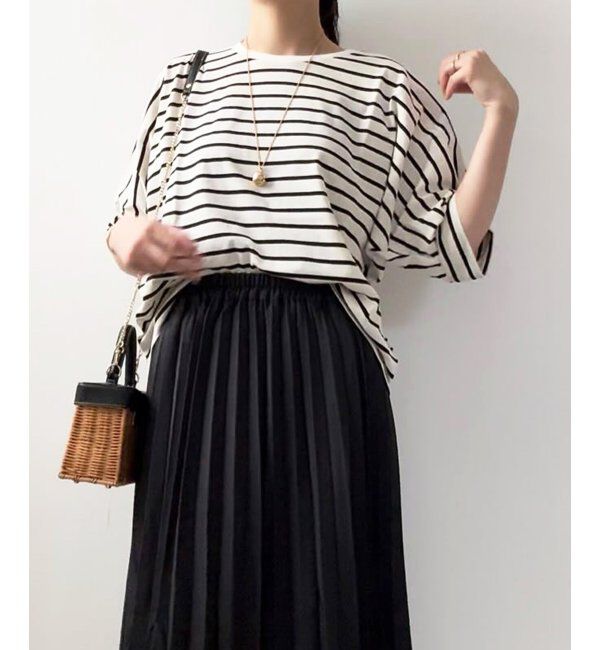 ikka「冷感ツイストドルマンプルオーバー」|プルオーバー|