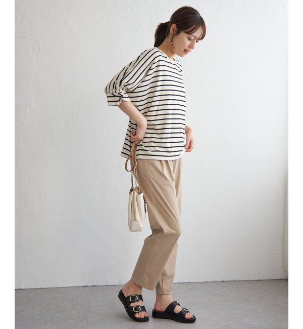 ikka「冷感ツイストドルマンプルオーバー」|プルオーバー|