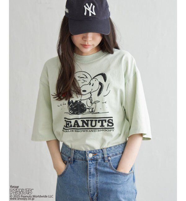 VENCE share style「PEANUTS ピーナッツ SNOOPY スヌーピー TP ヴィンテージハートフルT」|Tシャツ・カットソー|