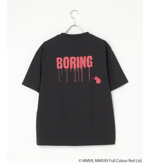 VENCE share style「【接触冷感】Banksy バンクシー Love Rat プリントT」|Tシャツ・カットソー|ブラック