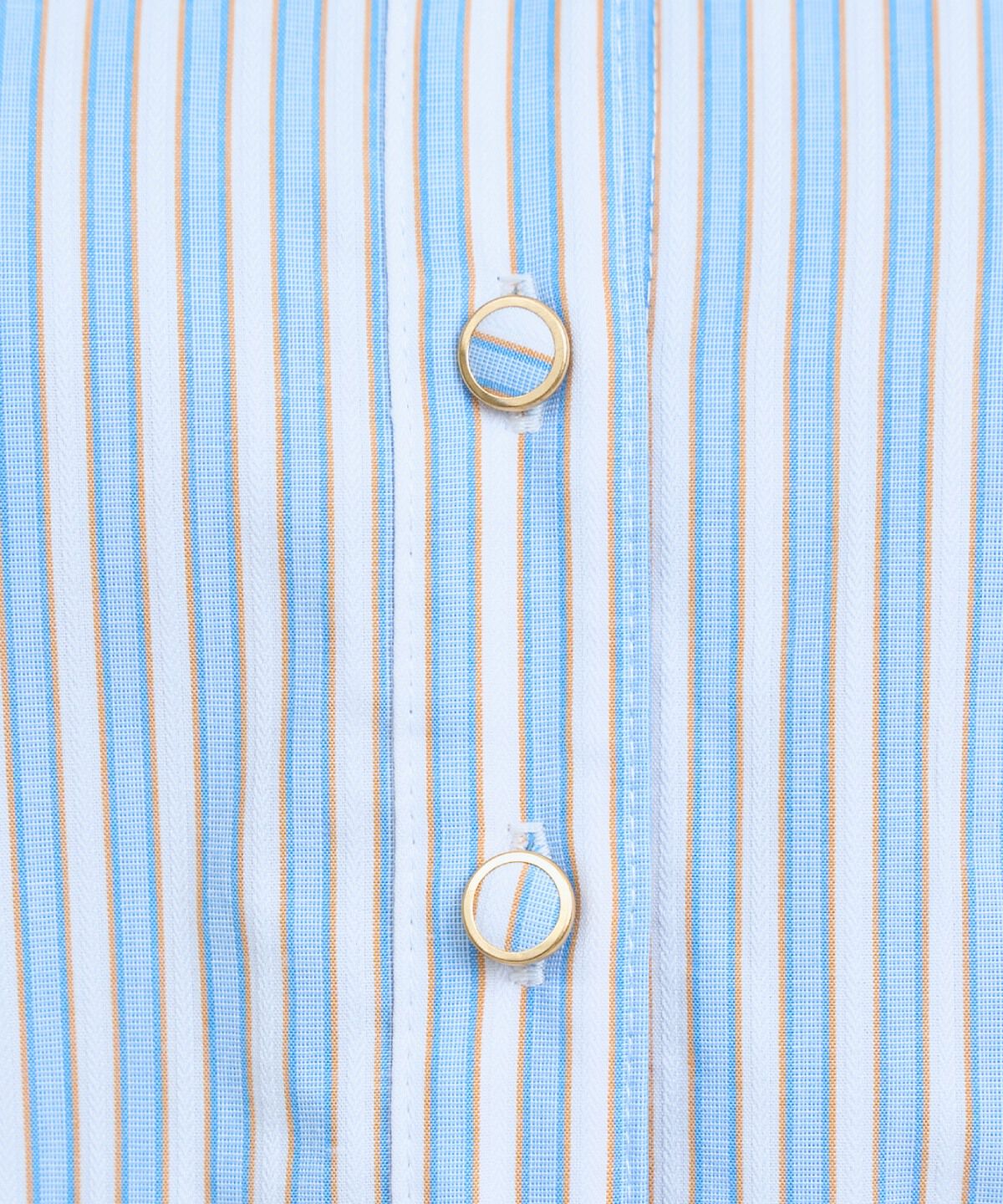 アンドクチュール「ボリュームスリーブストライプワンピース」|ワンピース|