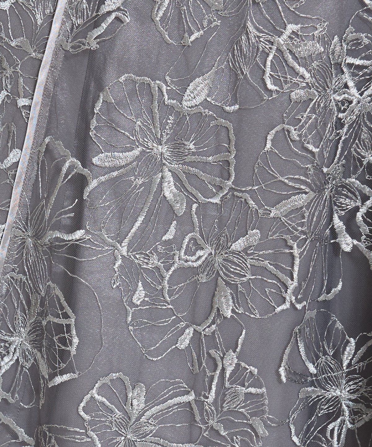 WILLSELECTION「パイピングライン刺繍ワンピース」|ドレス|