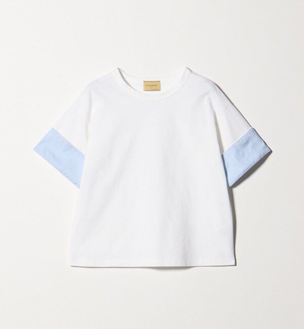 UNITED ARROWS「ターン アップ カットソー」|Tシャツ・カットソー|WHITE