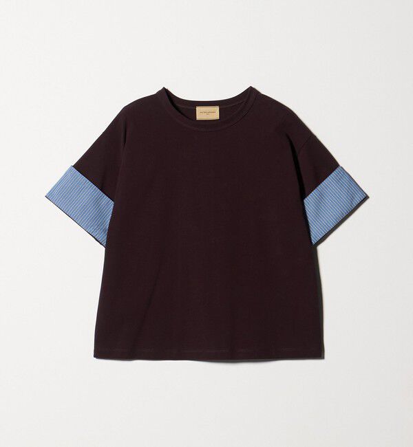 UNITED ARROWS「ターン アップ カットソー」|Tシャツ・カットソー|WINE