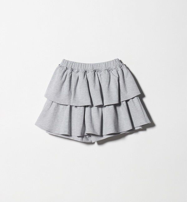 UNITED ARROWS green label relaxing「ミニ裏毛 フリル キュロット（グレー）140cm-160cm」|その他|