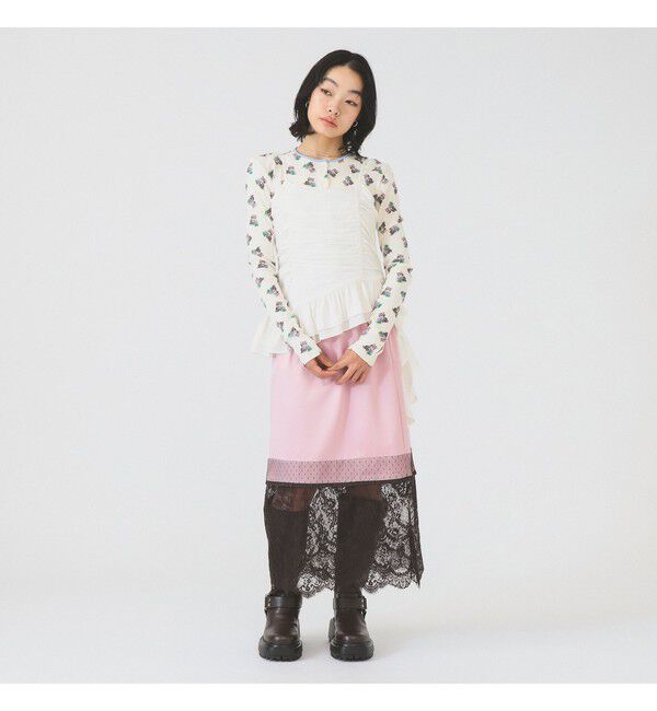 Ray BEAMS 「裾 フレアー キャミソール」|キャミソール|