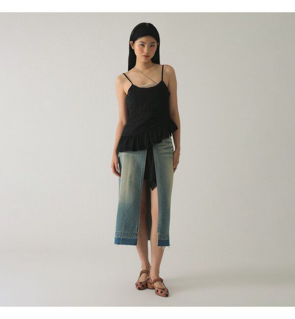 Ray BEAMS 「裾 フレアー キャミソール」|キャミソール|