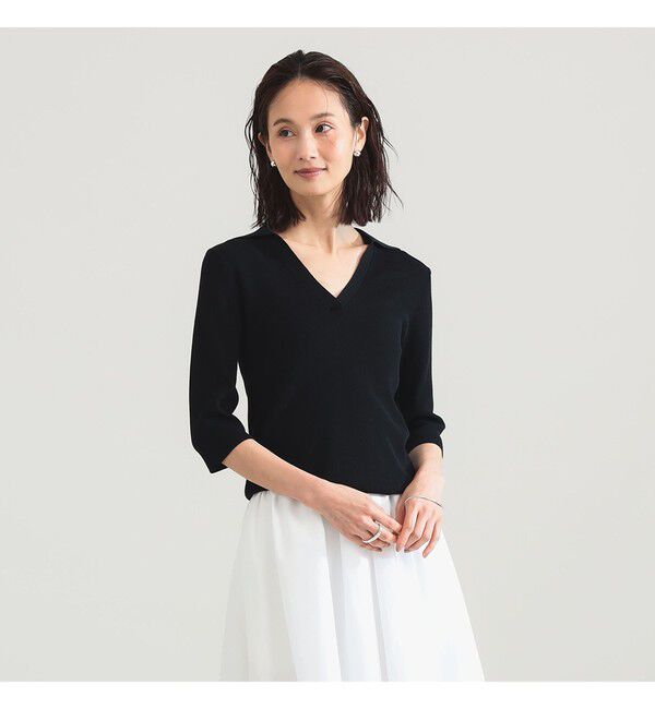 Demi-Luxe BEAMS 「16ゲージ コットン スキッパー ニット」|ニット・セーター|