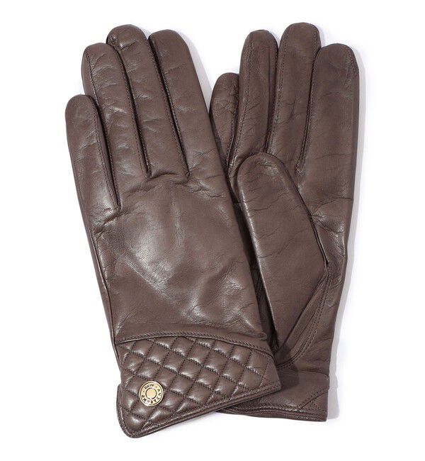 TOMORROWLAND GOODS「Milona Paris キルティンググローブ」|手袋|15 チャコールグレー