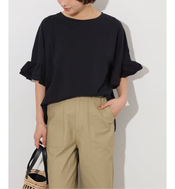 JOURNAL STANDARD relume「《追加》コットンダブルフリルTEE」|Tシャツ・カットソー|