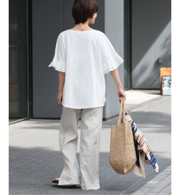 JOURNAL STANDARD relume「《追加》コットンダブルフリルTEE」|Tシャツ・カットソー|
