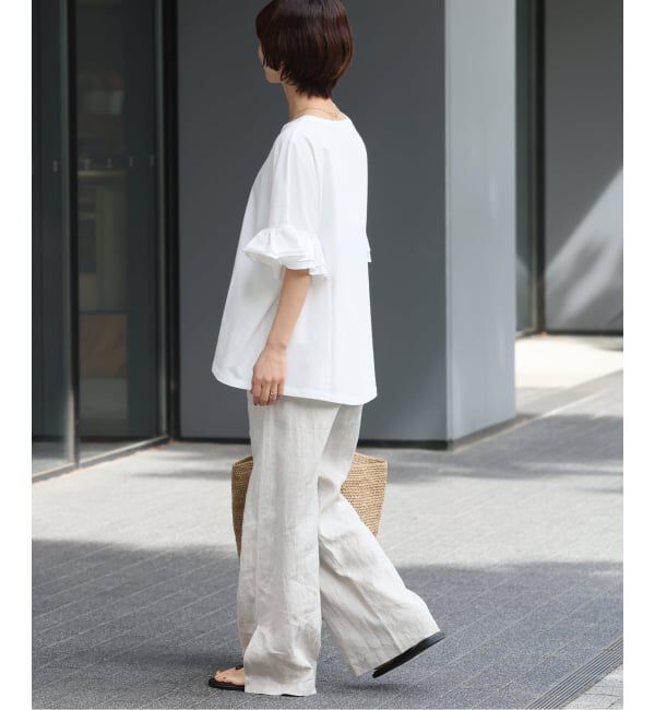 JOURNAL STANDARD relume「《追加》コットンダブルフリルTEE」|Tシャツ・カットソー|