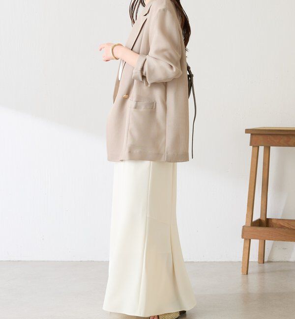  「【夏にも着られる/2サイズ展開】メッシュダブルジャケット」|テーラードジャケット|