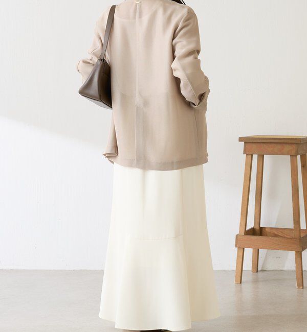  「【夏にも着られる/2サイズ展開】メッシュダブルジャケット」|テーラードジャケット|