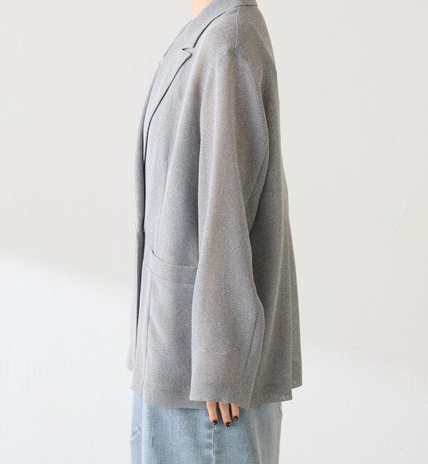  「【夏にも着られる/2サイズ展開】メッシュダブルジャケット」|テーラードジャケット|