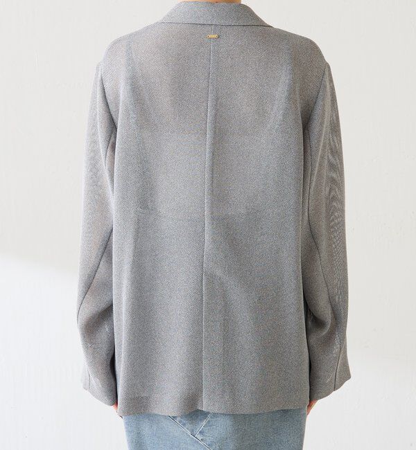  「【夏にも着られる/2サイズ展開】メッシュダブルジャケット」|テーラードジャケット|