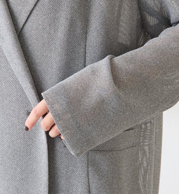  「【夏にも着られる/2サイズ展開】メッシュダブルジャケット」|テーラードジャケット|