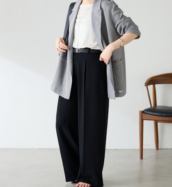  「【夏にも着られる/2サイズ展開】メッシュダブルジャケット」|テーラードジャケット|