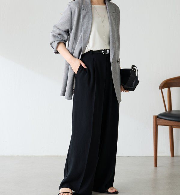  「【夏にも着られる/2サイズ展開】メッシュダブルジャケット」|テーラードジャケット|