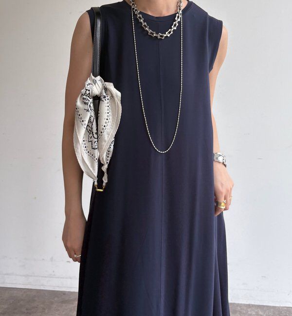  「シルケットスムースフレアカットワンピース」|ワンピース|