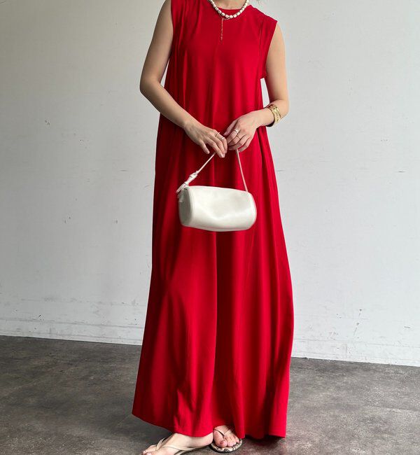  「シルケットスムースフレアカットワンピース」|ワンピース|