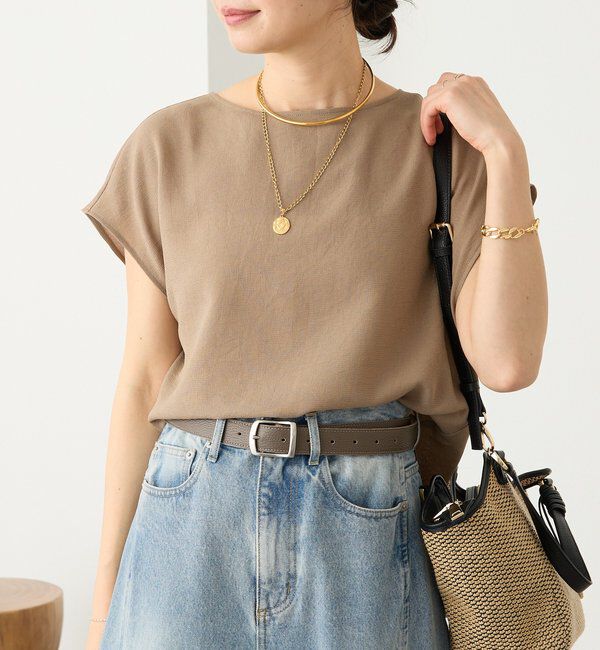  「予約【セットアップ着用可能】メッシュフレンチブラウス」|シャツ・ブラウス|