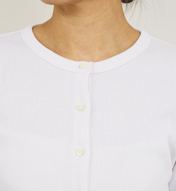  「【PEAS】コットンシルクカーディガン」|Tシャツ・カットソー|