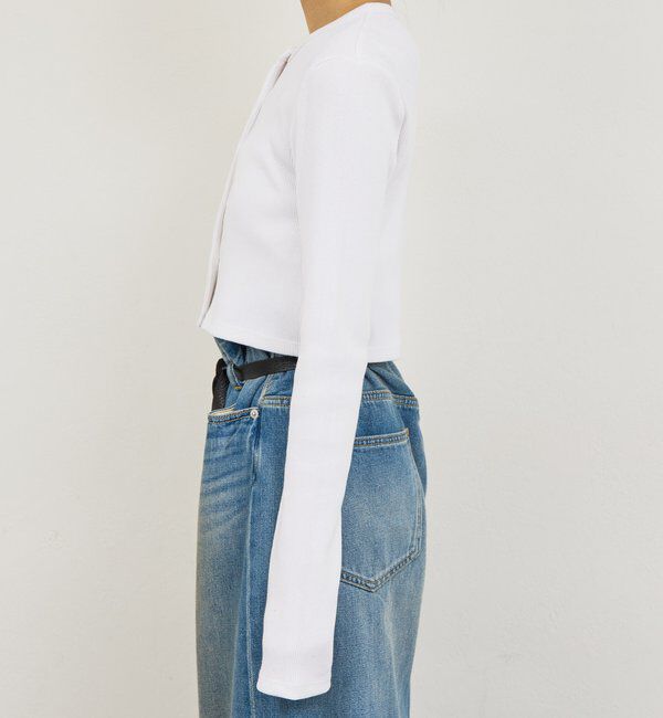  「【PEAS】コットンシルクカーディガン」|Tシャツ・カットソー|