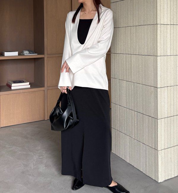  「【tani企画】深Vネックジャケットプルオーバー」|その他|