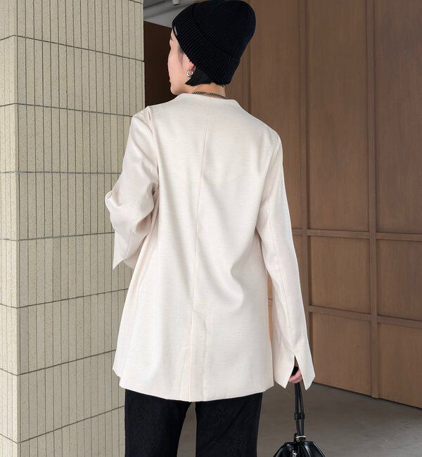  「【tani企画】深Vネックジャケットプルオーバー」|その他|